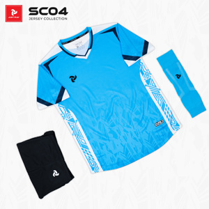 ชุดเสื้อฟุตบอลแบบกำหนดเอง SC04 แห้งเร็ว ระบายอากาศได้ดี ซับเหงื่อ ชุดทีมเด็ก ฤดูร้อน ยูนิเซ็กซ์ กางเกงขาสั้น รับผลิตแบบ OEM ODM ขายส่ง - Product Image 4