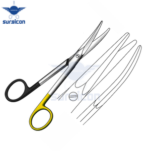 Ciseaux Kaye 15 cm / 6 pouces, à lame courbée, dentelés, Super Cut TC, ciseaux chirurgicaux pour une coupe de précision et une utilisation professionnelle - Product Image 6
