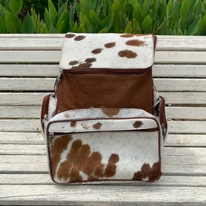 Sacs à dos en cuir de vachette véritable, fournisseur en gros, personnalisation OEM, qualité export, sacs d'école pour étudiants à prix raisonnable - Product Image 3