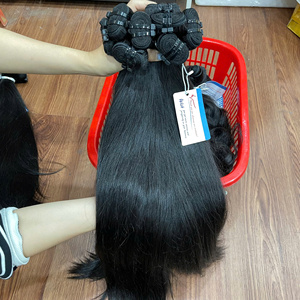 Oferta Relámpago 2026: Paquetes de Cabello Liso Natural Sin Procesar, Sin Enredos, Sin Caída, Extensiones de Cabello Humano Súper Sedoso y Liso - Product Image 1