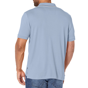 Mens <b>Polo</b> Shirt High Performance Top Moisture Wicking Fabric Short Sleeve Design For Golf Gym Workout And Casual Daily Wear - Product Image 2