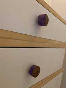 Tiradores de resina y madera hechos a mano, extraíbles, al por mayor, para cajones, cómodas, puertas de armario, muebles y puertas correderas de armario, Diwali - Product Image 3