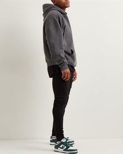 Sweat à capuche unisexe de luxe 450 GSM, coupe ample, motif graphique, faible MOQ, fabricant de vêtements à marque privée 2026 - Product Image 6