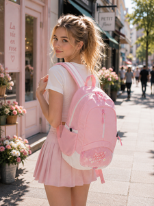 TRUST DEFENDER Unisex Nylon <b>School</b> <b>Backpack</b> Anti-Theft RFID Protection Multiple Capacities (13L-45L) Laptop Compartment Padded - Product Image 5