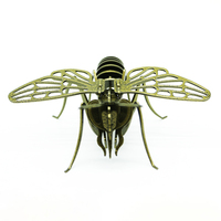 Décoration murale moderne en métal Bee Art, films métalliques en fer pour intérieur, salon, taille personnalisée, vente en gros, utilisation intérieure, étagère à livres LBN