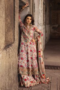 Ensemble traditionnel vert brodé en rayonne avec dupatta pour femme, style Inde Pakistan, tenue de soirée, coupe ample, longueur ras du sol - Product Image 3