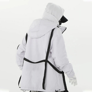Chaqueta Bomber Urbana con Capucha Techwear, Estilo Ninja Cargo, Unisex, Resistente al Viento, Táctica, para Deportes al Aire Libre - Product Image 2
