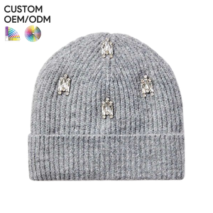 Bonnet en tricot de coton respirant, style été, logo personnalisé, support OEM ODM pour la fourniture aux marques - Product Image 5