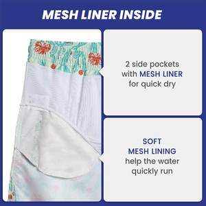 Pantalones Cortos de Playa Casuales Personalizados para Hombre, con Servicio OEM, para Gimnasio, Fitness, Verano, de Algodón y Poliéster - Product Image 5