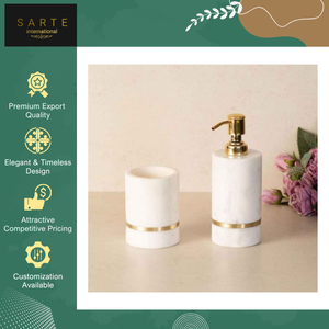 Dispensadores de Jabón Automáticos y Manuales de Mármol de Diseño Moderno y Alta Calidad para Baño, con Logotipo Personalizado, Venta al Por Mayor - Product Image 3