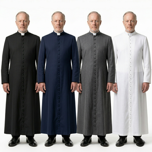 Túnica de Clérigo Personalizada Premium al por Mayor, Vestimenta Litúrgica Bordada, Ropa Religiosa, Túnica de Sacerdote - Product Image 6