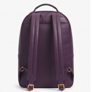 Men's Leather <b>Backpack</b> with Front Zip Pocket Men Leather Laptop <b>Backpack</b> for Office Work Custom Logo Leather Laptop <b>Backpack</b> - Product Image 3