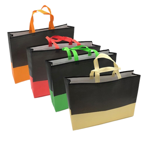 Bolsas de tela no tejida personalizadas al por mayor con logotipo y laminación metálica dorada y plateada - Suministradas por fábrica vietnamita. - Product Image 5