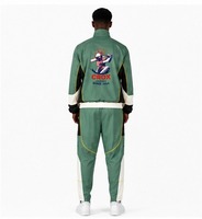 Ensemble de survêtement coupe-vent pour homme, durable, respirant, idéal pour la course à pied, la gym, les voyages et un style décontracté