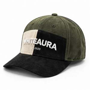 Casquette Snapback 6 Panneaux Whiteaura avec Broderie Color Block Unisexe Style Urbain pour Adultes - Product Image 4