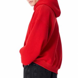 เสื้อฮู้ดดี้ทรงหลวม ผ้าฟลีซหนานุ่ม กันน้ำ สำหรับฤดูหนาว ผ้าฝ้าย 100% พิมพ์ลายดิจิทัล ออกแบบเองได้ แบรนด์สตรีทแวร์ ผู้ชาย - Product Image 5