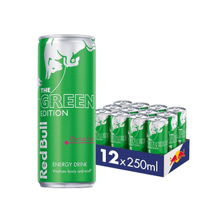 Bebida Energética Red Bull Edición Verano Sabor Lima Auténtica, 24 Latas de 250ml, Sabor Cítrico Refrescante, Suministro al por Mayor - Product Image 1