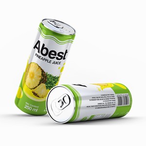 Bebida de jugo de piña, bebida de jugo vietnamita con piña enlatada en latas de jugo de frutas de 330ml - Product Image 3