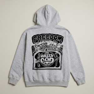 Sudadera con Capucha para Hombre, Diseño Vintage con Gráficos en la Espalda, Felpa de Algodón Premium, Estilo Urbano Holgado, Fabricante Personalizado - Product Image 2