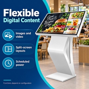 Écran commercial horizontal de 65 pouces, affichage de menu, affichage numérique Full HD, kiosque publicitaire LCD, Android, Windows, WiFi - Product Image 4