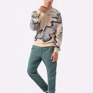 Sudadera con Capucha para Hombre, Diseño 2026, Estampado de Camuflaje, Estilo Urbano, Algodón Grueso, Informal, Relajada, OEM - Product Image 5