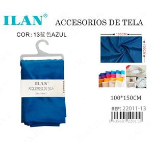 Tela Liscia Ilan 100x150 Cm Blu per Decorazione Casa - Product Image 3