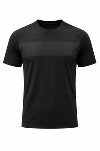 เสื้อยืดคอกลมแขนสั้นพิมพ์ลายสกรีนสีตามสั่งสำหรับผู้ชาย ทรงปกติ แห้งเร็ว ผ้าถักลำลอง โพลีเอสเตอร์ 100% 180 กรัม - Product Image 3
