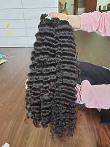 Puntas de queratina de Color claro Cabello crudo alineado con cutícula Envío mundial MOQ 300 gramos Vietnam Brasil Fuente Extensiones de cabello humano - Product Image 5