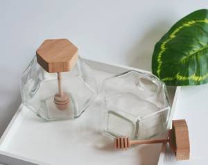 Cuchara de Madera Clásica para Miel, Accesorio para Tarro de Miel - Product Image 1