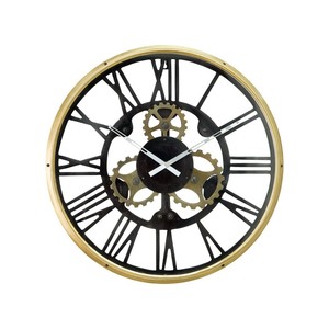 Horloge en métal décorative avec pieds, décoration de table, objet de décoration de bureau, forme ronde portable, horloge métallique, articles cadeaux originaux, logo personnalisé - Product Image 2