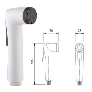 Rociador de Bidé de Plástico ABS Personalizable OEM/ODM KSVX-22, Cabezal de Bidé Portátil Moderno para Cocina, Apartamento, Accesorios de Baño - Product Image 1