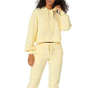 Sudadera Corta con Capucha para Mujer, Invierno, Ecológica, Transpirable, de Algodón/Poliéster, de Secado Rápido, con Logotipo Frontal y Mangas Largas - Product Image 3
