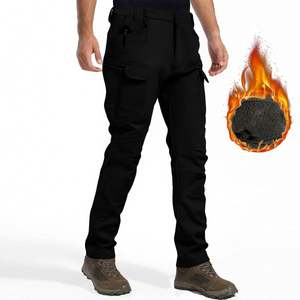 Pantalon Softshell Coupe-Vent pour Homme avec Membrane Thermocollée, Pantalon de Sport Robuste et Performant avec Poches Zippées, Vêtement d'Extérieur Athlétique - Product Image 5