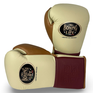 ถุงมือชกมวยหนังแท้คุณภาพสูง No Boxing No Life ระบายความชื้นได้ดี ปิดนิ้วเต็มรูปแบบ กำลังเป็นที่นิยมอย่างมาก - Product Image 2