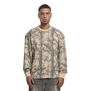 Camiseta de Hombre de Manga Larga, Diseño Nuevo, Alta Calidad, Personalizada, Impresión Digital Tie Dye, Transpirable, Ecológica, Corte Regular, Estilo Urbano - Product Image 1