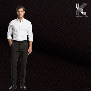 Tela de Tweed 100% Algodón, 280g/m, 3/1 Twill, para Todas las Temporadas, Suave, Elástica, Transpirable, para Pantalones Chinos de Hombre, Venta al Por Mayor - Product Image 2