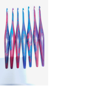 Handle <b>Crochet</b> <b>Hooks</b> | Handcrafted 7 Inch <b>Crochet</b> <b>Hook</b> | Knitting Needle, Craft Yarn Weave | Best Gift Purple 10 mm - Product Image 2