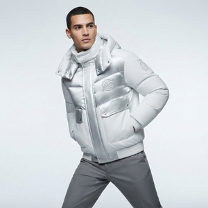 Veste matelassée personnalisée en duvet, chaude pour l'hiver, légère, à capuche, décontractée pour l'extérieur, coupe-vent, thermique - Product Image 3