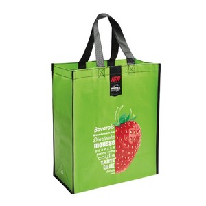 ISO9001 & BSCI <b>Reusable</b> Grocery Shopping Custom Brand Logo Laminated Non Woven Tote <b>Bag</b> with Handle OEM/ODM in Vietnam - Product Image 5
