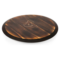 Elegante Akazienholz Lazy Susan 18 Zoll Drehbare Multifunktionale Luxuriöse Handgefertigte Anpassbare Servierplatte Esstisch-Halterung