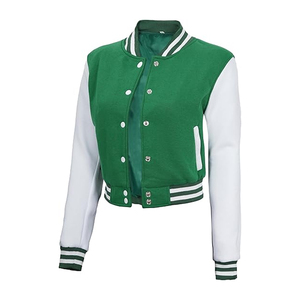 Chaqueta Bomber Personalizada para Mujer, Chaqueta Varsity Corta, Ropa de Moda Urbana, Proveedor Mayorista de EE. UU. - Product Image 2