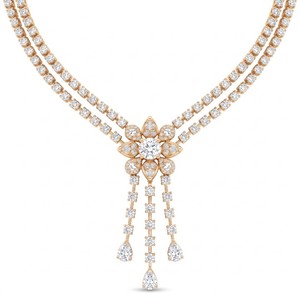 Collar Clásico Unisex de Oro de 18K con Diamante Cultivado en Laboratorio, Corte Pera, Estilo Vintage, Joyería de Compromiso con Pavé - Product Image 3