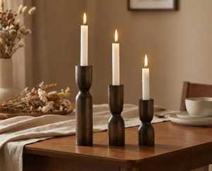 SKIES TRADERS CL0180 Luxury Electroplated Gold Metal <b>Brass</b> Plated Iron Taper <b>Lantern</b> Handmade Heat Resistant Eco-Friendly - Product Image 4