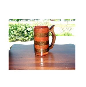 Tasse Viking Tasse à bière en bois avec manche en bois et sculpture à la main Produit de vente chaud Qualité tendance et marketing élevé - Product Image 5