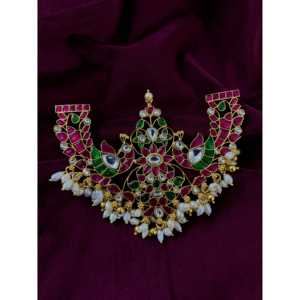 Pendentif Kundan en argent 92.5 - Product Image 1