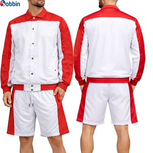 Conjunto Deportivo de 2 Piezas para Hombre, Chaqueta y Pantalones Cortos, Personalizable con Logotipo, Estilo Casual y Deportivo, Cortavientos - Product Image 2