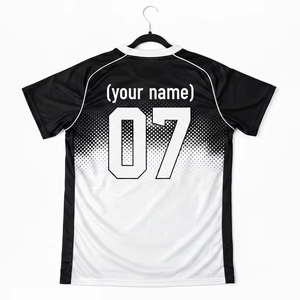 เสื้อเจอร์ซีย์พิมพ์ลายดอกไม้แบบเต็มตัว คอวี แขนสั้น สำหรับเล่นพิคเคิลบอล สั่งทำขายส่งได้ พร้อมพิมพ์ชื่อและหมายเลขผู้เล่น - Product Image 2