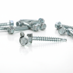 Tornillo Autoperforante con Cabeza Hexagonal, Métrico de 12 mm, Acero Cincado, Rosca Gruesa, Clase 8.8 - Product Image 1