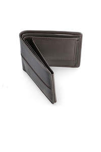 Cartera de Cuero Genuino de Primera Calidad para Hombre, Tarjetero Corto de Alta Calidad con Logotipo Personalizado, Venta al Por Mayor, MOQ Bajo - Product Image 5