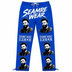 Seamre Wear Men's Cotton Sweatpants <b>Elastic</b> <b>Waist</b> Drawstring Casual Pants Digital Printed Full Length Joggers Autumn Style asali - Product Image 6